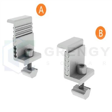 Cleme solare reglabile