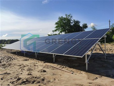 Sistem solar fotovoltaic montat la sol