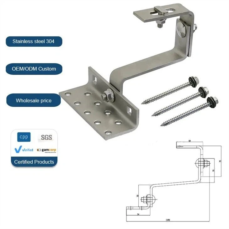 Solar Module Mounting Hooks For Tile Roofs suppliers