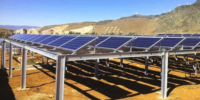 Solar Farm Mounting Structures
