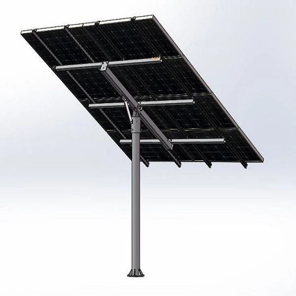 single pole solar structure