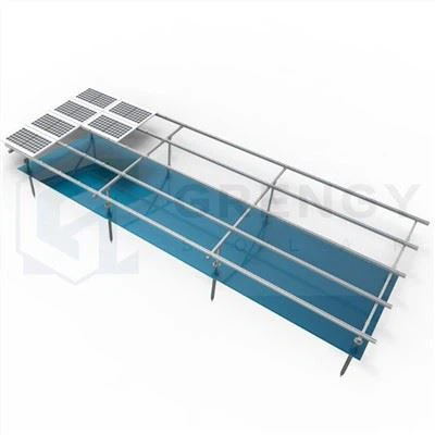Structură de montare la sol solară din aluminiu