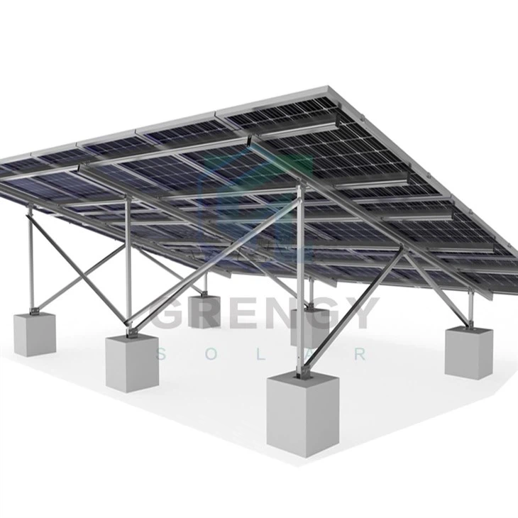 Cost Effective Pv Ground Racking System Solar Panel Pole Mounts