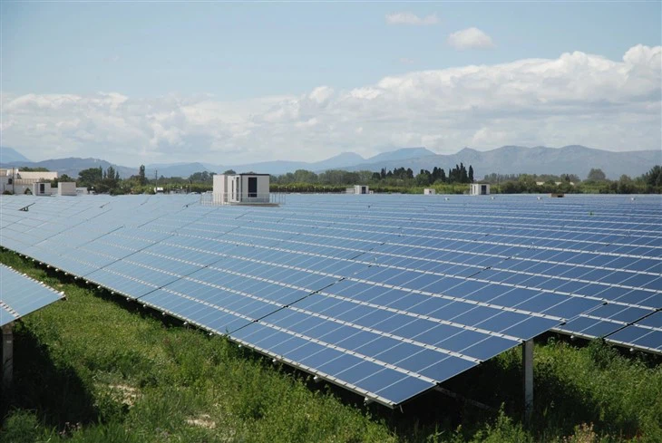 Solar panels Ground mounting structure  (7)