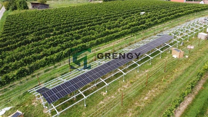 Aluminum Utility-Scale Solar Ground Mounting Systems factory