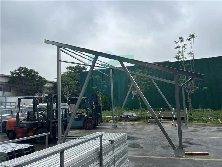 Commercial Solar Carports Built To Last: Low-Maintenance Zn-Al-Mg Frames high quality