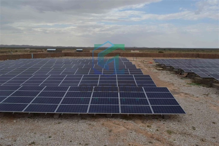 Pv Panel Ground Mount Concrete Foundation Rack Mounting System Structure