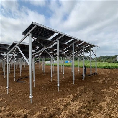 Fundația șurubului cu șurub de montare la sol din aluminiu