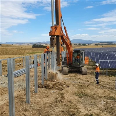 Stalp de batere cu montare la sol PV