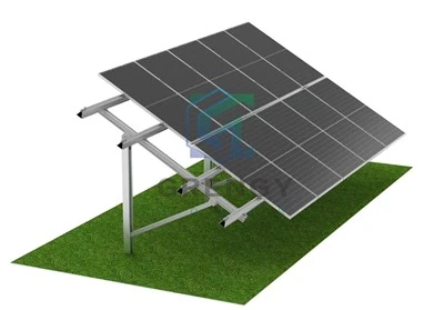 Rack de montare cu un singur ramming pentru panouri solare fotovoltaice