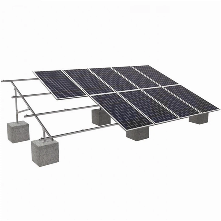 Sisteme solare de montare la sol cu ​​fundație de beton