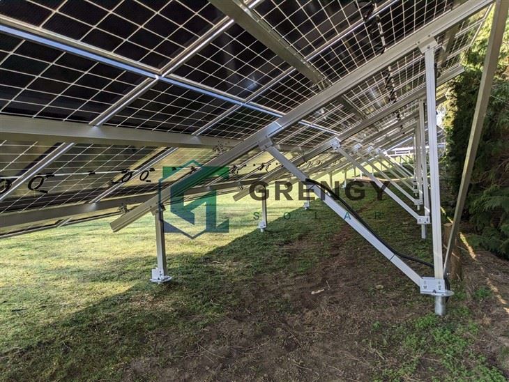 Solar Panel Ground Mounting Structure