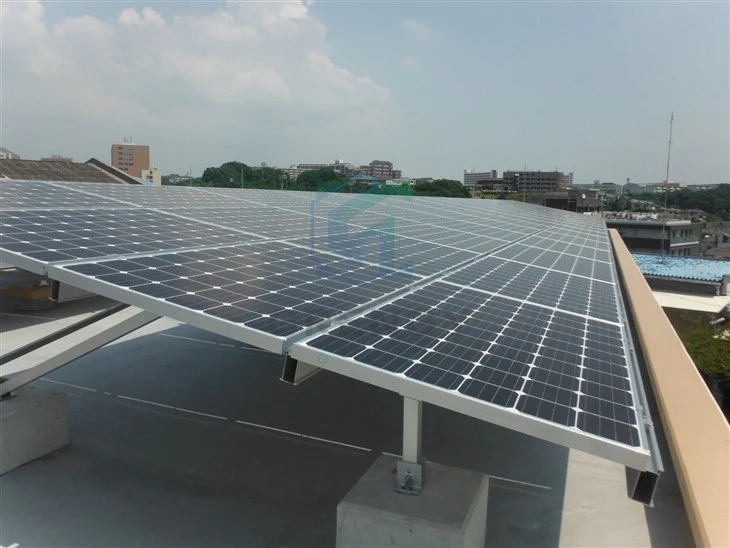 Solar Panel Ground Mounting Structure